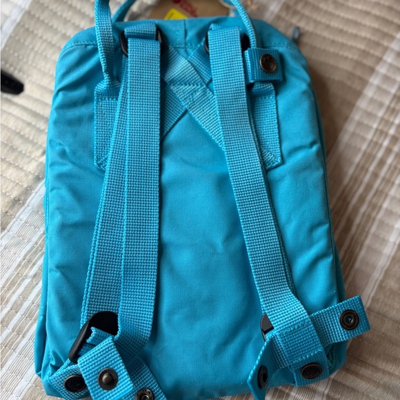 Fjallraven Kaken Mini Sling Crossbody Small pack Deep Turquoise Blue NWT - Picture 3 of 10